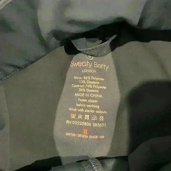 Sweaty Betty Active Running Layered Zip Jacket w Hood - Performance  Small - Picture 3 of 5